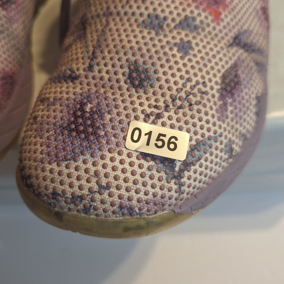 NOBULL Women's Floral Purple Sneakers Shoes. Size 8.5 - Picture 9 of 10